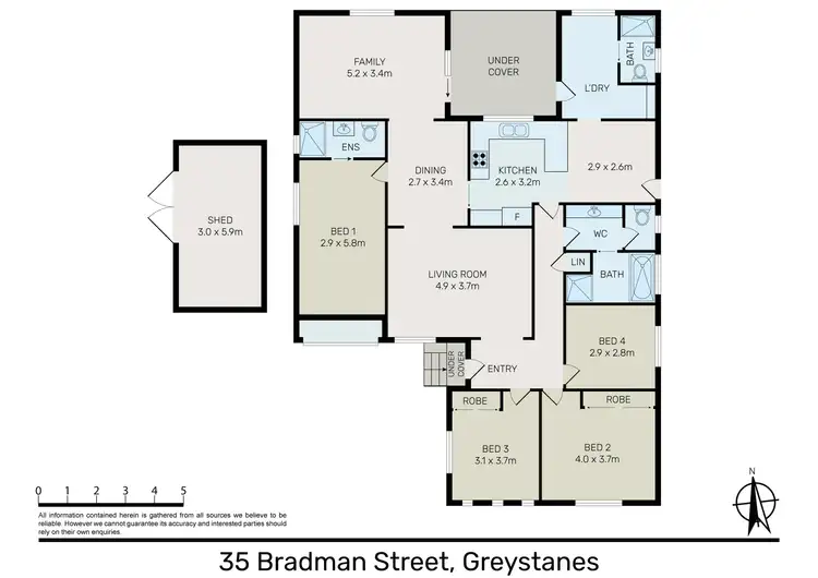 Floorplan of Homely house listing, 35 Bradman Street, Greystanes NSW 2145