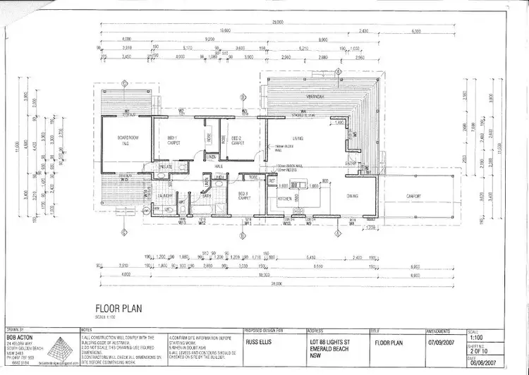 Floorplan of Homely house listing, 36 Lights Street, Emerald Beach NSW 2456