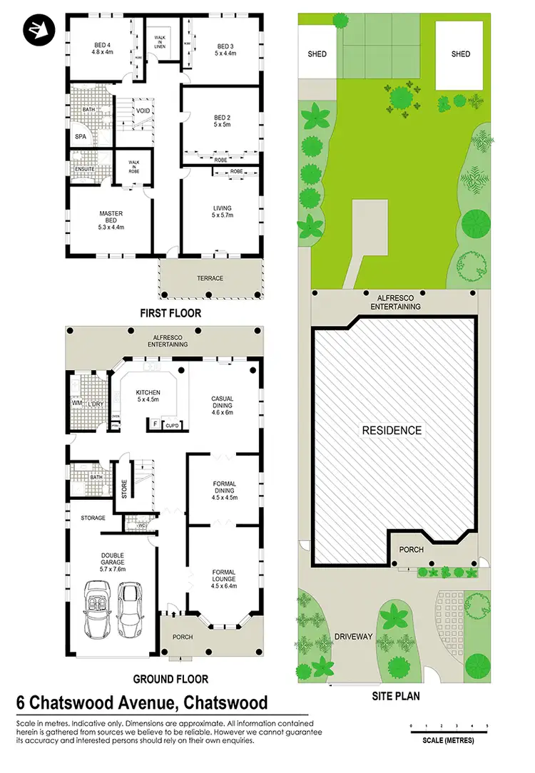 Floorplan of Homely house listing, 6 Chatswood Avenue, Chatswood NSW 2067