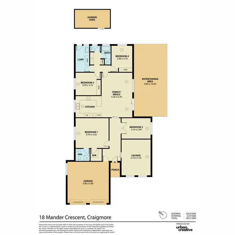 Floorplan of Homely house listing, 18 Mander Crescent, Craigmore SA 5114