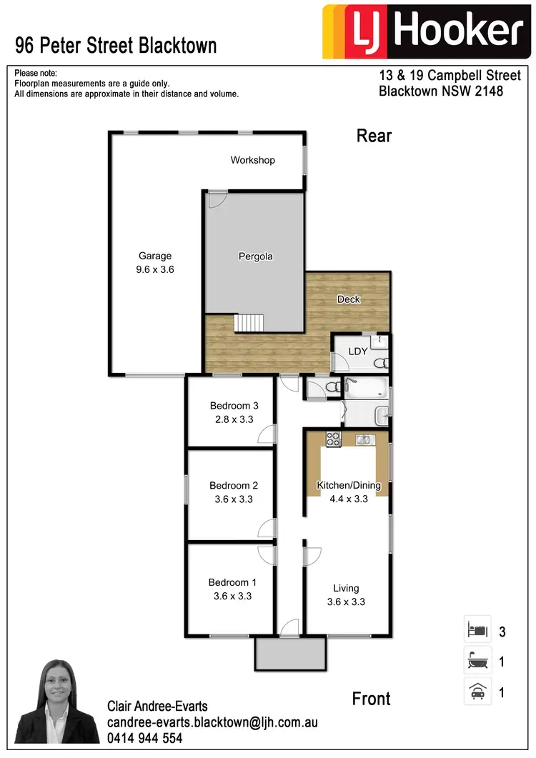 Floorplan of Homely house listing, 96 Peter Street, Blacktown NSW 2148