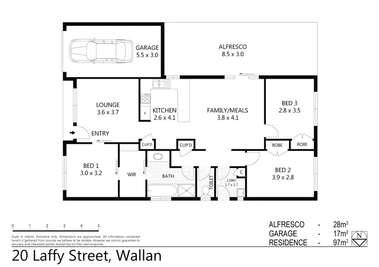 Floorplan of Homely house listing, 20 Laffy Street, Wallan VIC 3756