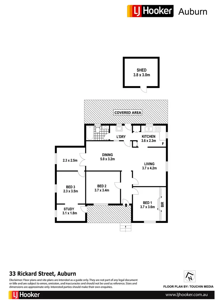 Floorplan of Homely house listing, 33 Rickard St, Auburn NSW 2144