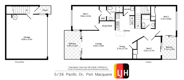 Floorplan of Homely unit listing, 5/36 Pacific Drive, Port Macquarie NSW 2444