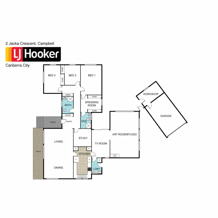 Floorplan of Homely house listing, 2 Jacka Crescent, Campbell ACT 2612