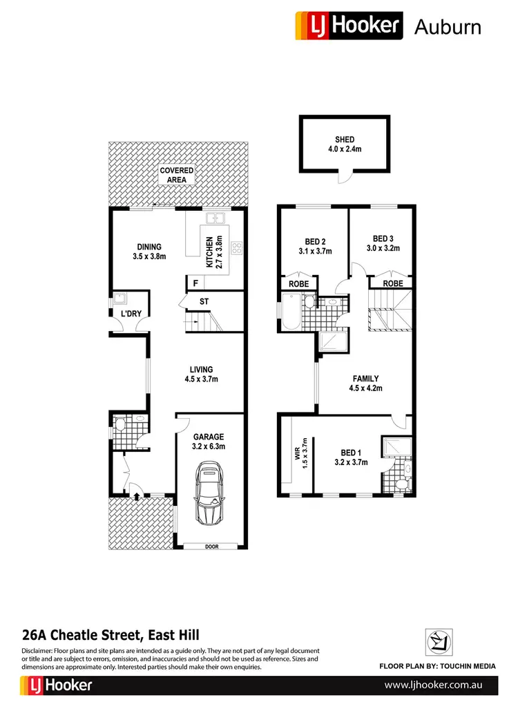 Floorplan of Homely house listing, 26a Cheatle St, East Hills NSW 2213