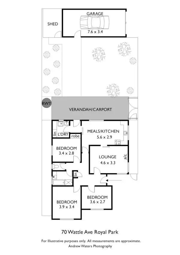 Floorplan of Homely house listing, 70 Wattle Avenue, Royal Park SA 5014