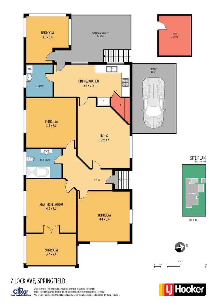 Floorplan of Homely house listing, 7 Lock Avenue, Springfield NSW 2250