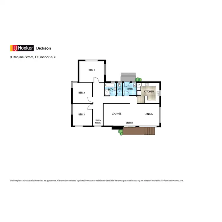 Floorplan of Homely house listing, 9 Banjine Street, O'connor ACT 2602