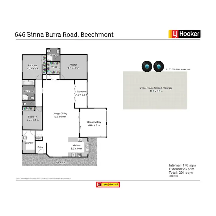Floorplan of Homely house listing, 646 Binna Burra Road, Beechmont QLD 4211