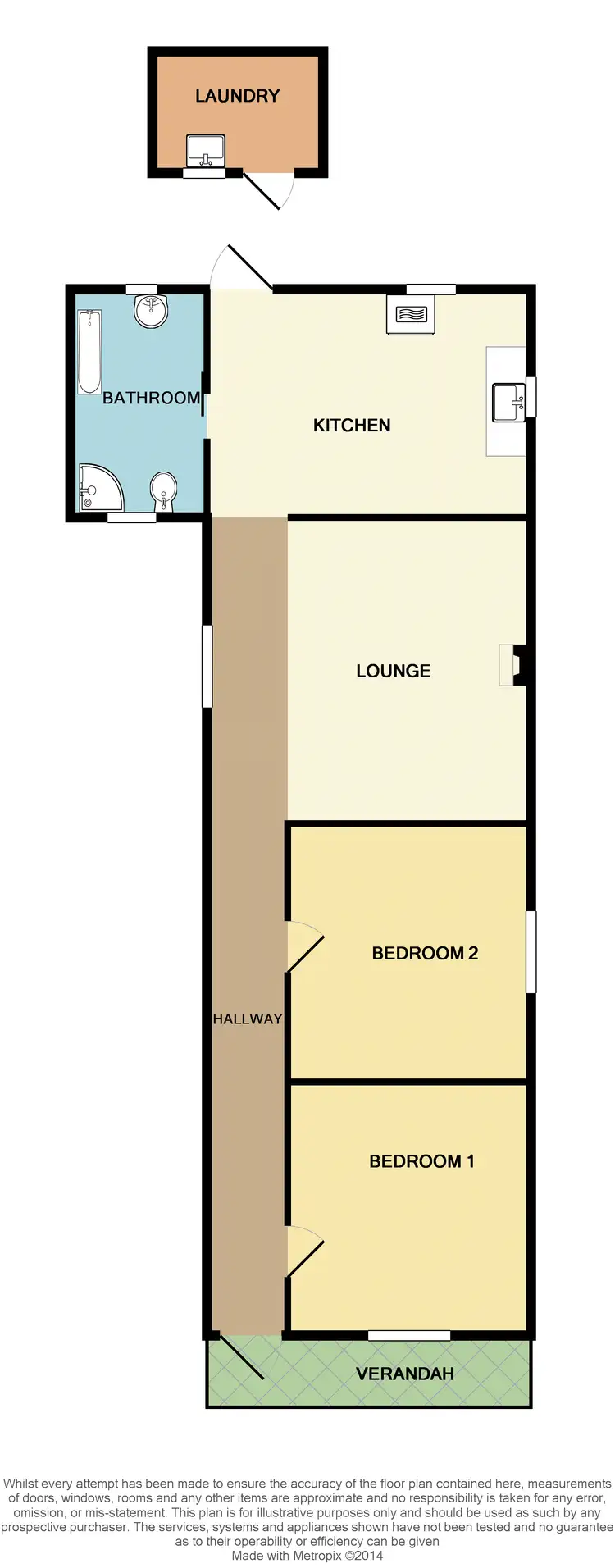 Floorplan of Homely house listing, 13 Hargrave Street, Carrington NSW 2294
