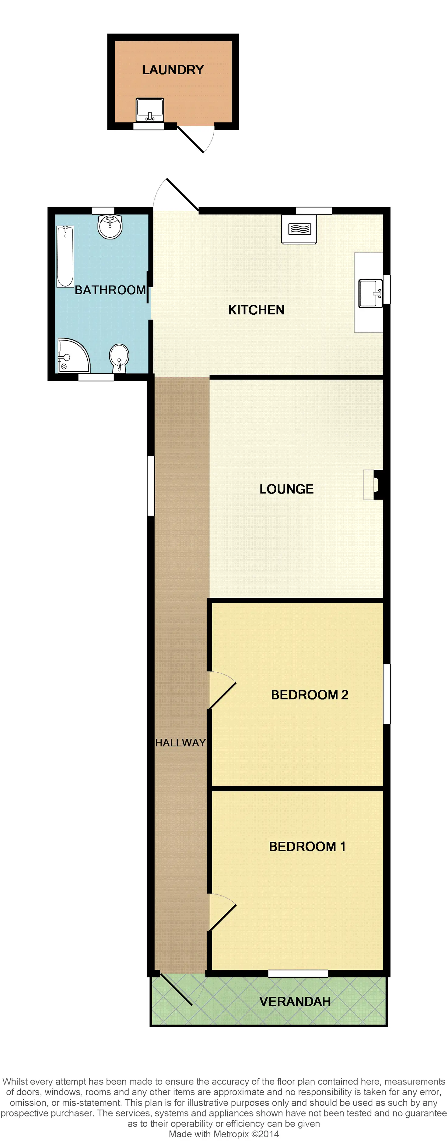 Floorplan of Homely house listing, 13 Hargrave Street, Carrington NSW 2294