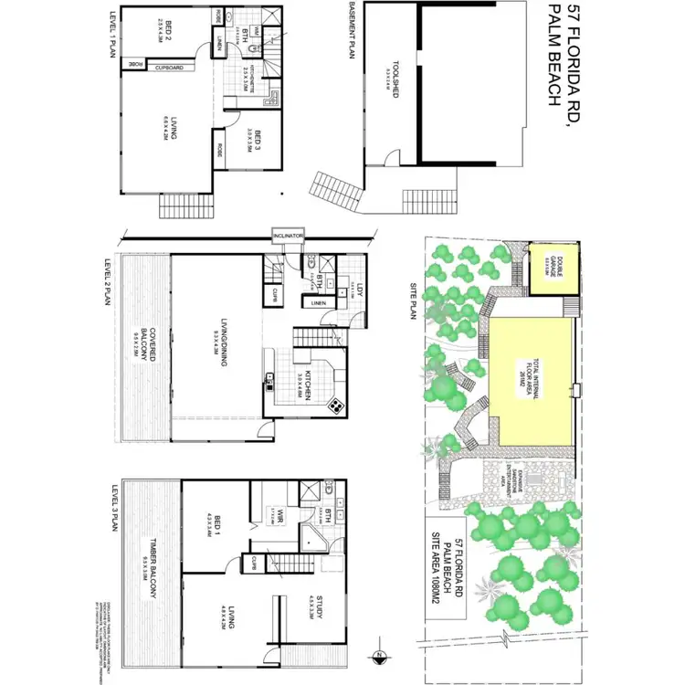 Floorplan of Homely house listing, 57 Florida Road, Palm Beach NSW 2108