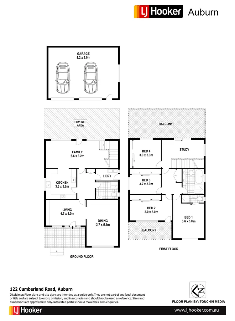 Floorplan of Homely house listing, 122 Cumberland Rd, Auburn NSW 2144