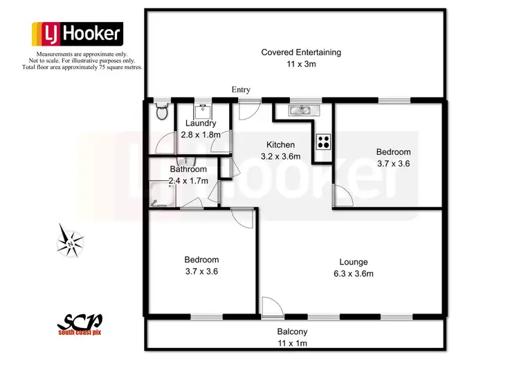Floorplan of Homely house listing, 21 Clare Crescent, Batehaven NSW 2536