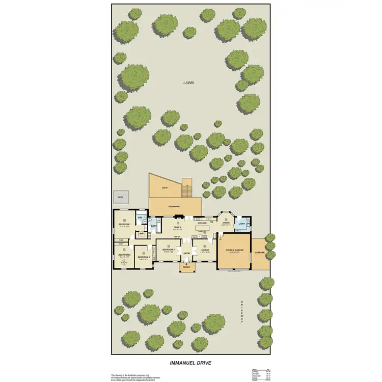 Floorplan of Homely house listing, 39 Immanuel Drive, Salisbury Heights SA 5109