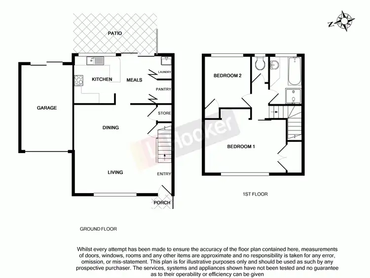 Floorplan of Homely townhouse listing, 2/33 Bruce Road, Woodridge QLD 4114