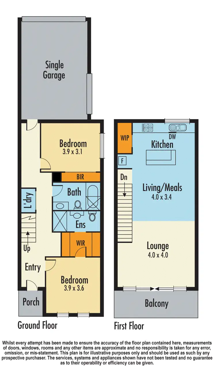 Floorplan of Homely townhouse listing, 51 Botanic Drive, Pakenham VIC 3810