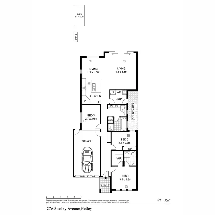 Floorplan of Homely house listing, 27A Shelley Avenue, Netley SA 5037