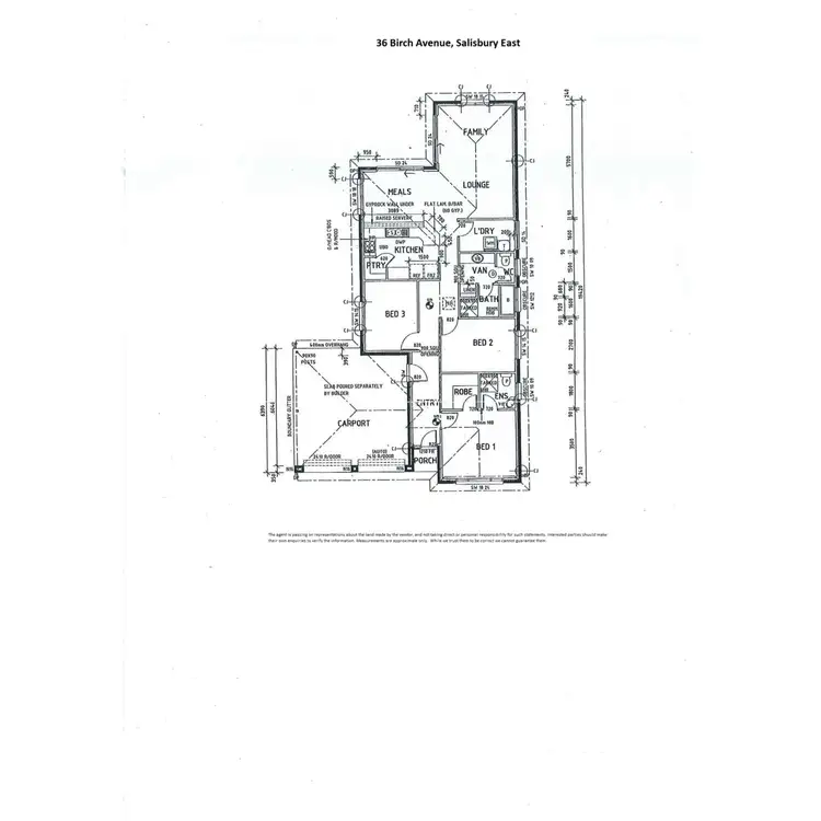 Floorplan of Homely house listing, 36 Birch Avenue, Salisbury East SA 5109