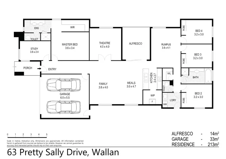 Floorplan of Homely house listing, 63 Pretty Sally Drive, Wallan VIC 3756