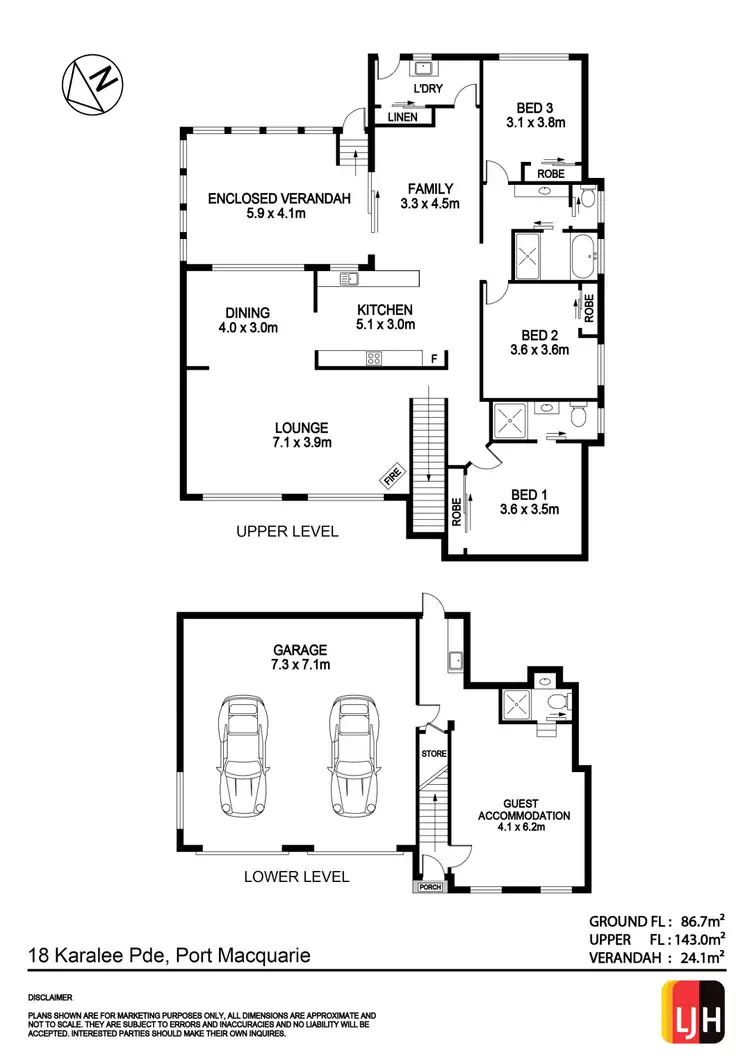 Floorplan of Homely house listing, 18 Karalee Parade, Port Macquarie NSW 2444