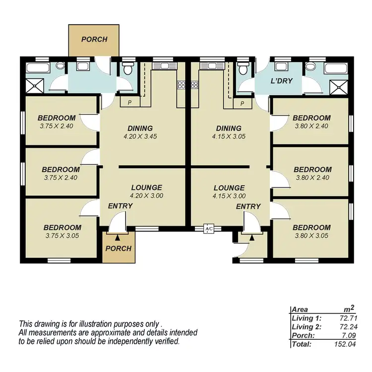Floorplan of Homely house listing, 23 & 25 Bagot Road, Elizabeth South SA 5112