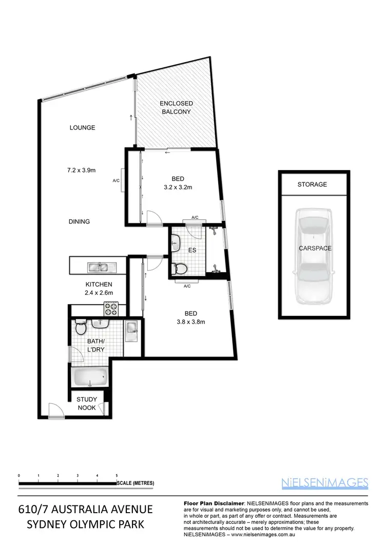 Floorplan of Homely unit listing, 610/7 Australia Avenue, Homebush Bay NSW 2127