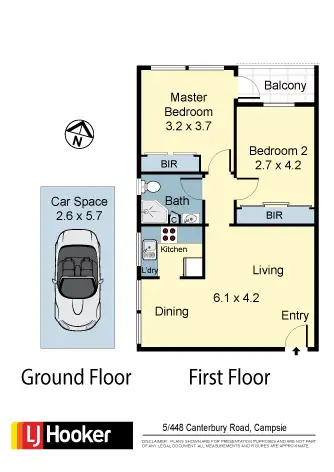Floorplan of Homely apartment listing, 5/448 Canterbury Road, Campsie NSW 2194