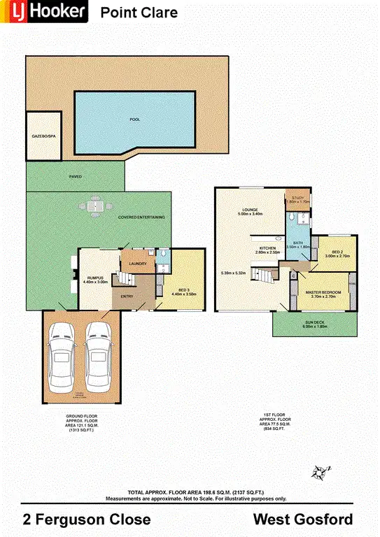 Floorplan of Homely house listing, 2 Ferguson Close, West Gosford NSW 2250