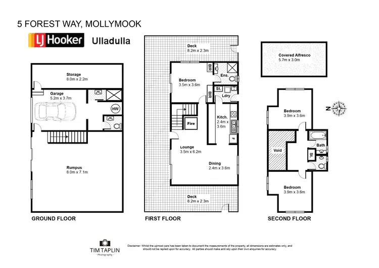 Floorplan of Homely house listing, 5 Forest Way, Mollymook NSW 2539