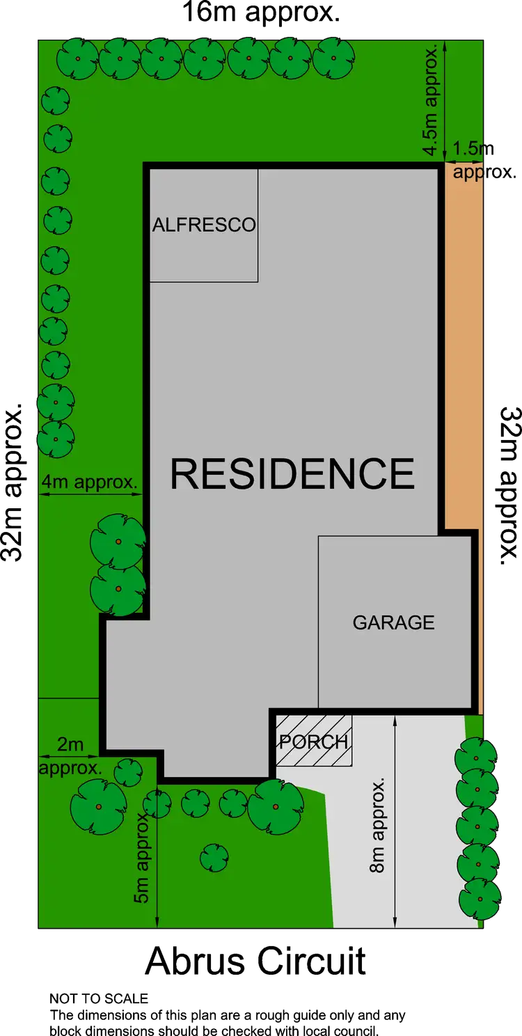 Floorplan of Homely house listing, 36 Abrus Circuit, Cranbourne North VIC 3977
