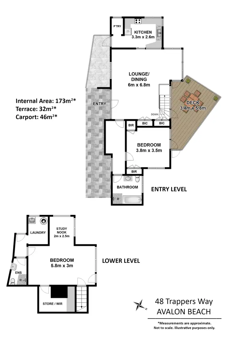 Floorplan of Homely house listing, 48 Trappers Way, Avalon Beach NSW 2107