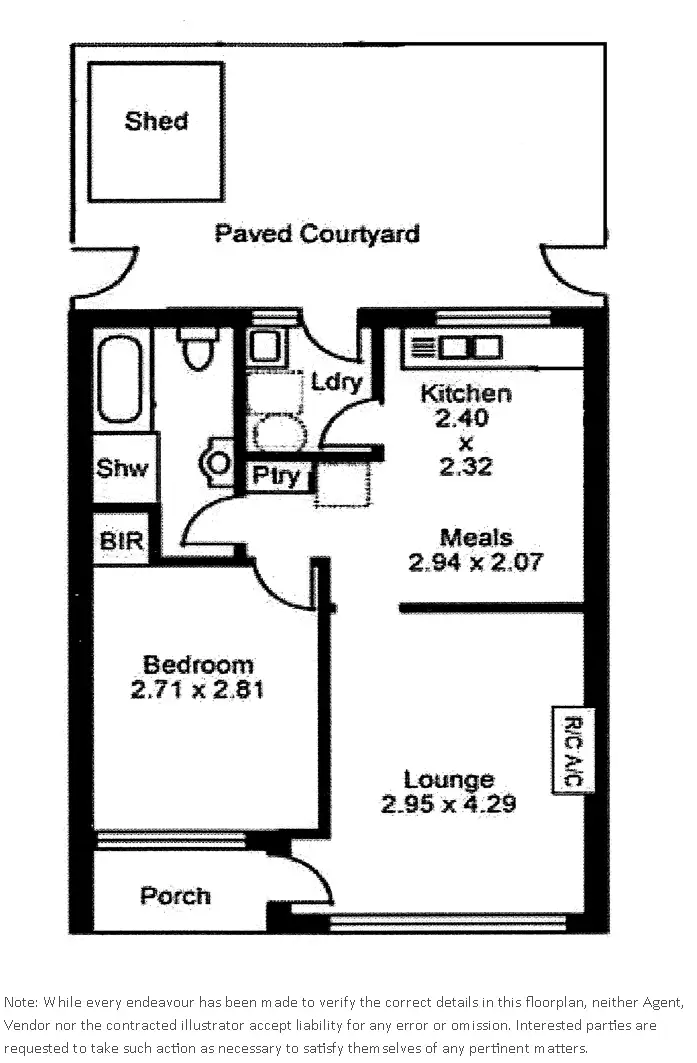 Floorplan of Homely unit listing, 10/87 Windsor Grove, Klemzig SA 5087