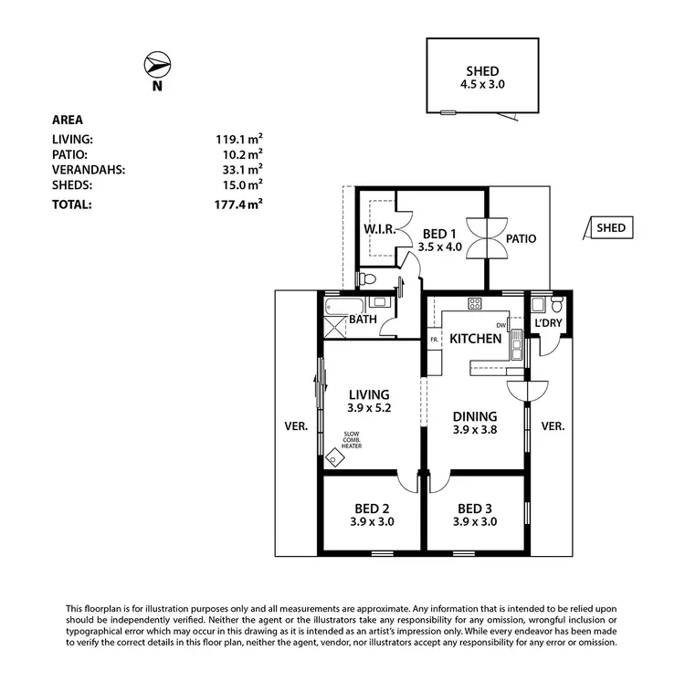 Floorplan of Homely house listing, 53 Matthew Smillie Drive, Nairne SA 5252