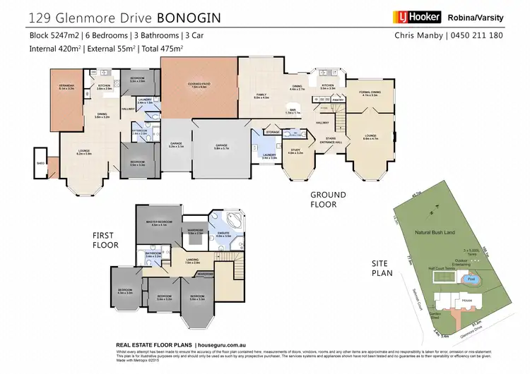 Floorplan of Homely house listing, 129 Glenmore Drive, Bonogin QLD 4213