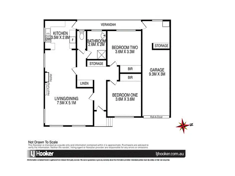 Floorplan of Homely unit listing, Address available on request
