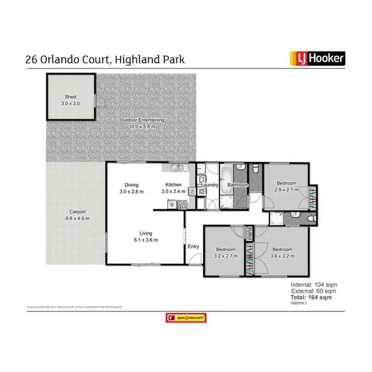 Floorplan of Homely house listing, 26 Orlando Court, Highland Park QLD 4211