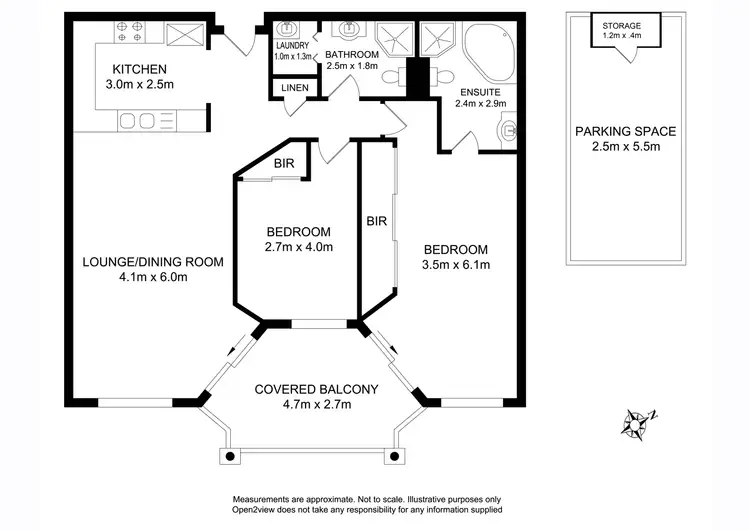 Floorplan of Homely unit listing, 125/8 Koorala Street, Manly Vale NSW 2093