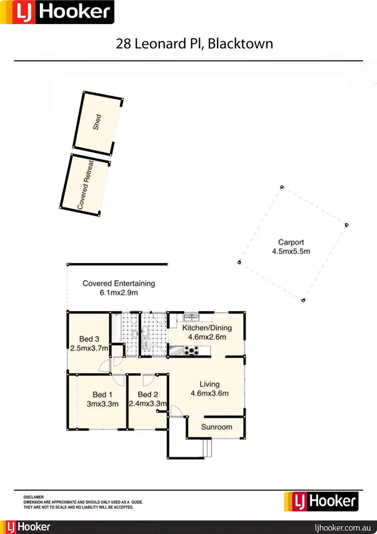 Floorplan of Homely house listing, 28 Leonard Street, Blacktown NSW 2148