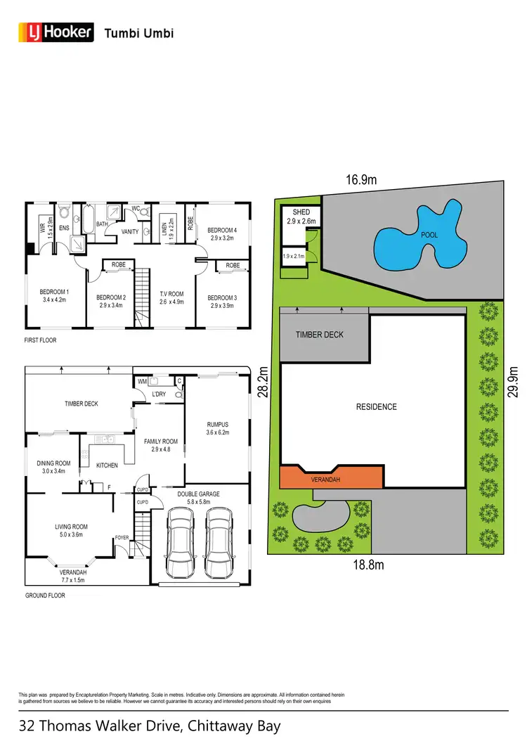 Floorplan of Homely house listing, 32 Thomas Walker Drive, Chittaway Bay NSW 2261