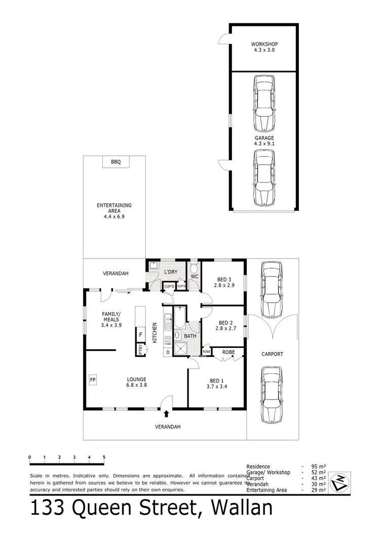 Floorplan of Homely house listing, 133 Queen Street, Wallan VIC 3756