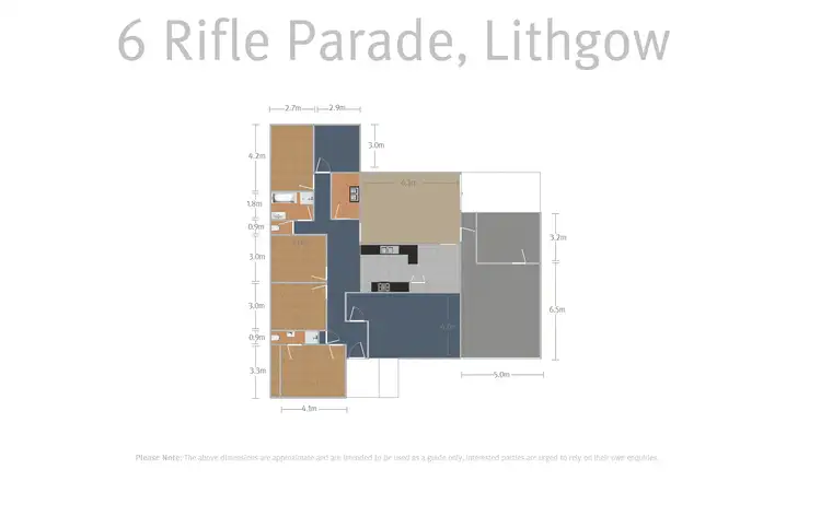 Floorplan of Homely house listing, 6 Rifle Parade, Lithgow NSW 2790