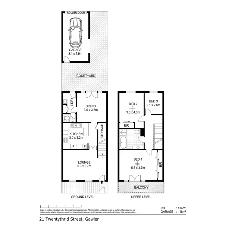 Floorplan of Homely house listing, 21 Twentythird Street, Gawler South SA 5118