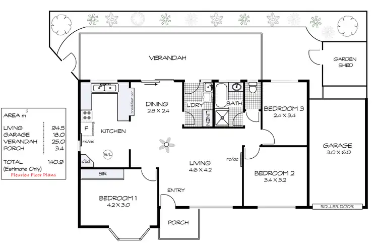 Floorplan of Homely house listing, 1/30 Graham Street, Victor Harbor SA 5211