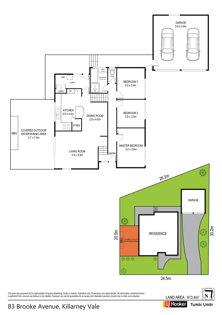 Floorplan of Homely house listing, 83 Brooke Avenue, Killarney Vale NSW 2261