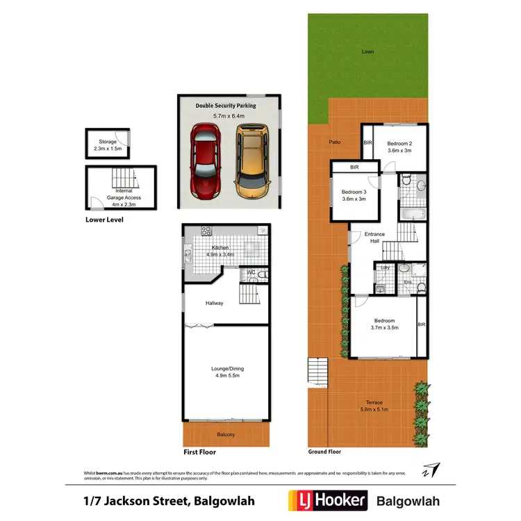 Floorplan of Homely house listing, 1/7 Jackson Street, Balgowlah NSW 2093