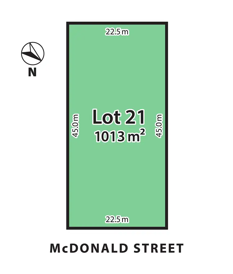 Floorplan of Homely land listing, 34 McDonald Street, Milang SA 5256