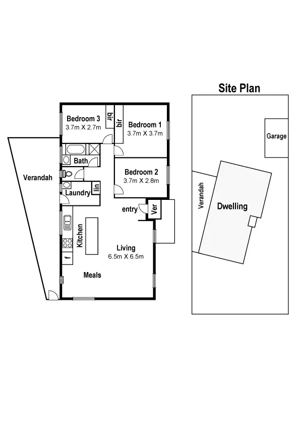Floorplan of Homely house listing, 7 Neerim Street, Thomastown VIC 3074