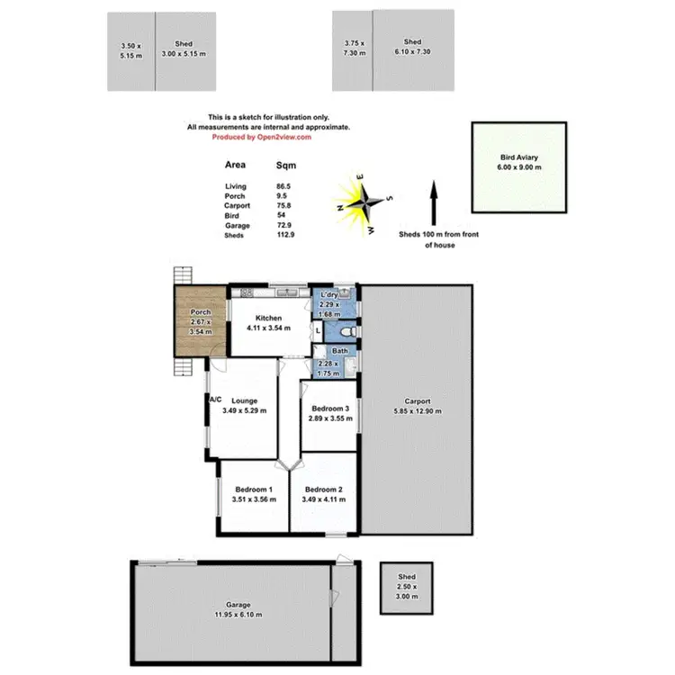 Floorplan of Homely house listing, 128 Lorne Road, Wild Horse Plains SA 5501